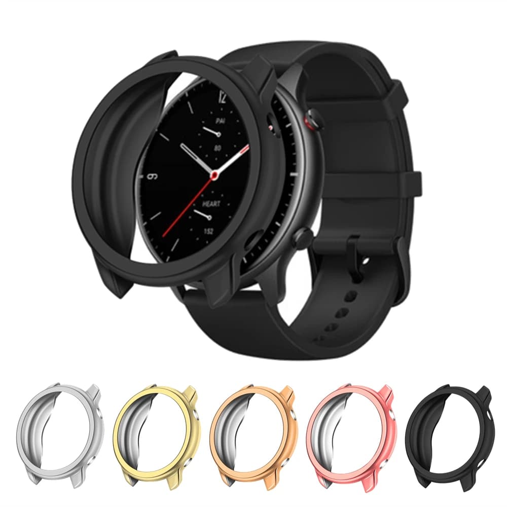 Per Amazfit GTR 2 Smart Watch Custodia Cover Placcatura TPU Telaio Protector Shell Per Xiaomi Huami Amazfit GTR 47mm / GTR2 Custodie Paraurti