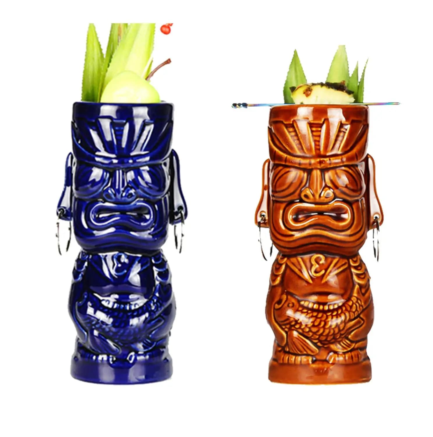 Tazze Tiki Tazza da cocktail Birra Tazza da vino Tazze Tiki in ceramica Artigianato artistico Tazze creative Hawaii