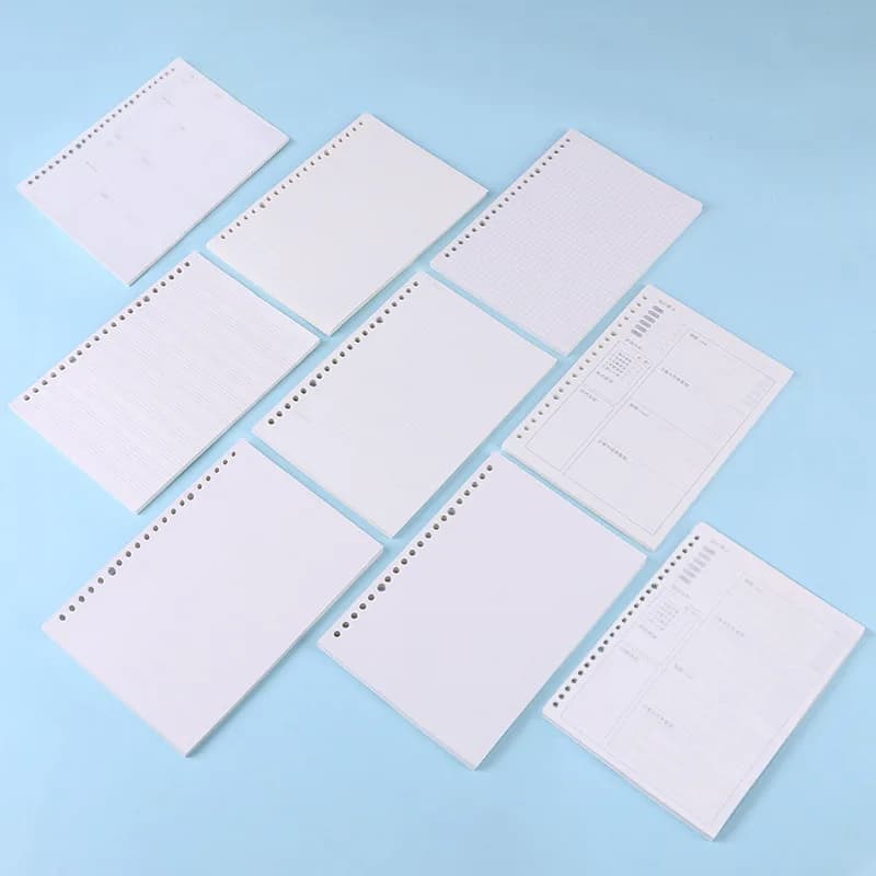 Quaderno A4 A5 B5 quaderno medio Kraft Grid Dot Blank Daily Planner Book Time Management Planner materiale scolastico cancelleria