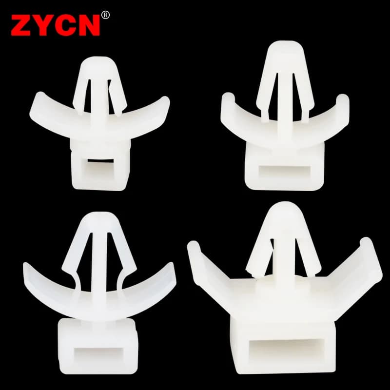 100PCS Plug-in Cable Ties Mount Holder Plastic Isolation Column Nylon 66 PCB Rivets Interval Bolt Type Line Fixe Seat
