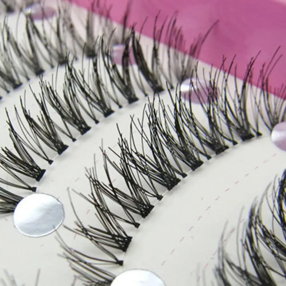 Ciglia finte di moda 10 paia Set di ciglia per trucco degli occhi per ciglia finte spesse lunghe nere naturali