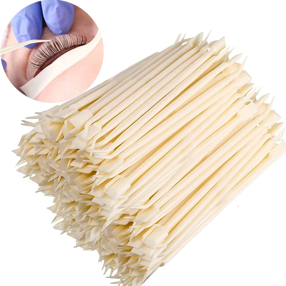 50/20pcs Eyelash Perm Lifting 2 Way Plastic Lifting Curler Applicator Lash Lift Eyelash Perming Sticks Eyelash Extension Tools