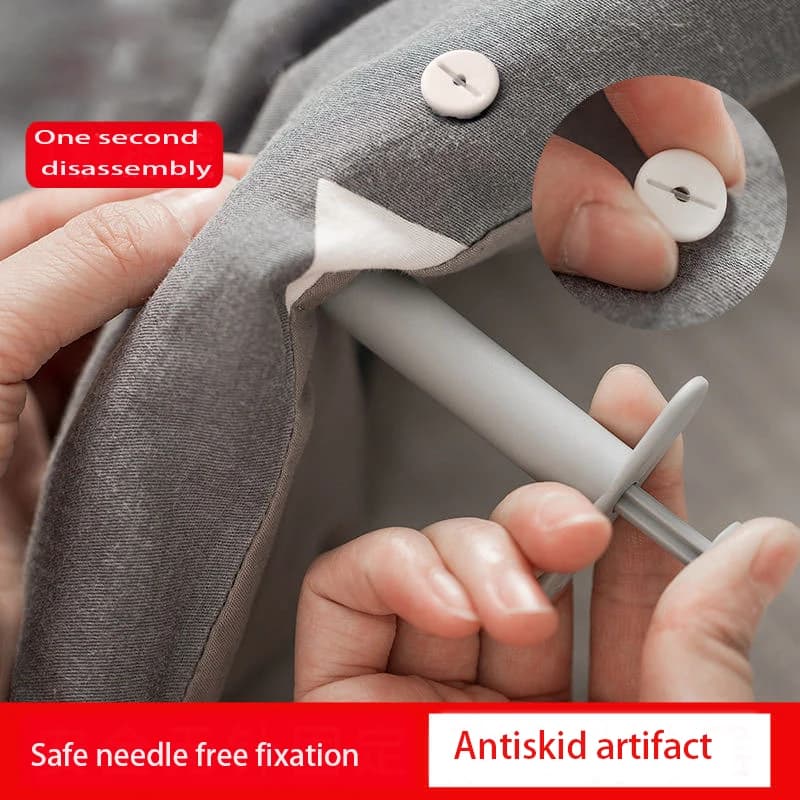 Bedspread Sheet Fixator Soft Silicone Invisible Antiskid Down Quilt Blanket Towel Clothing Storage And Finishing Fastener Clipp
