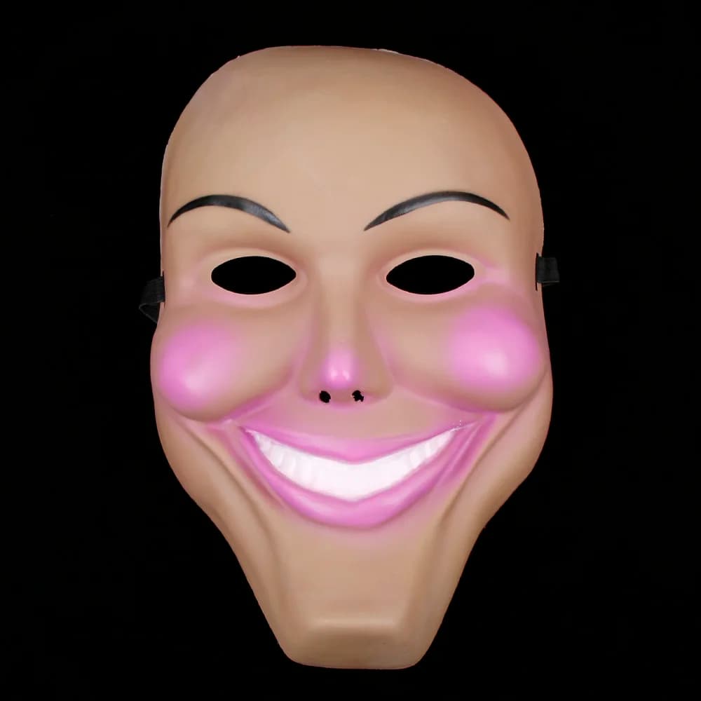 Dress The Purge Horror God Grin Halloween Film Smiling Kiss Movie Mask
