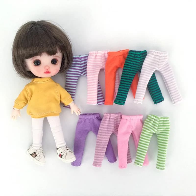 Nuovo OB11 Slim elastico a vita alta Legging calzini per bambole calze a vita alta accessori per bambola OB11, Gsc, Molly, Dod corpo bambola