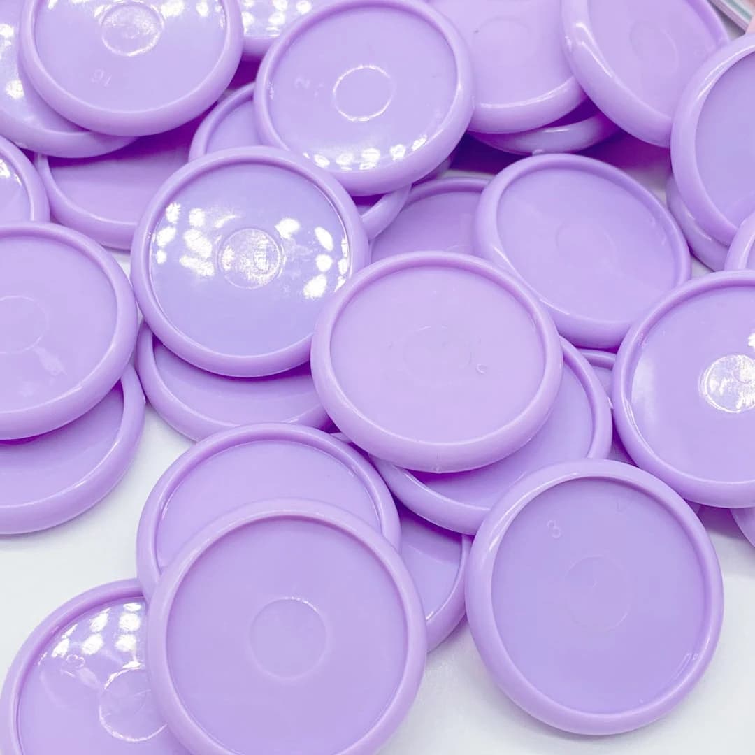 100 pz 30mm Planner Anelli di Plastica Foro a fungo Notebook a fogli mobili Dischi di rilegatura in plastica Anelli di rilegatura Macaron Rilegatura a disco