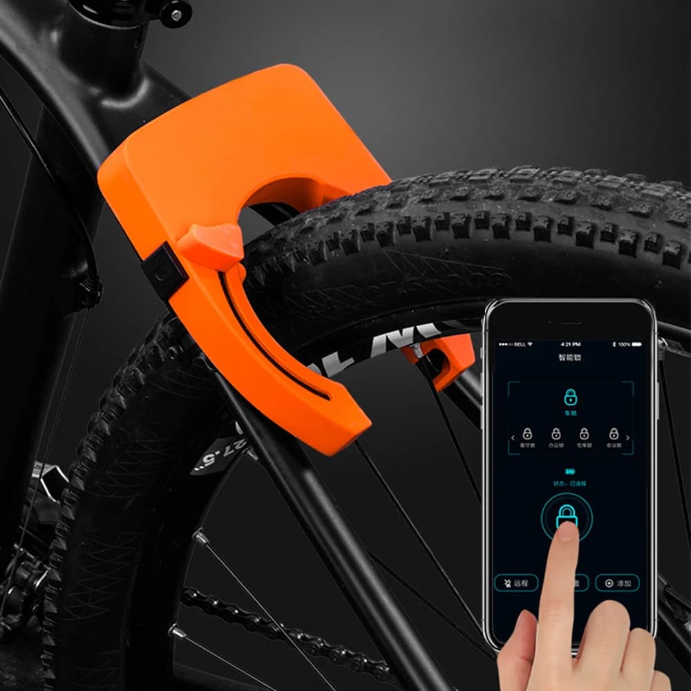 Lucchetti per bici intelligenti Lucchetti per biciclette antifurto Controllo APP Lucchetti elettrici di sicurezza sicuri impermeabili di tipo U ricaricabili