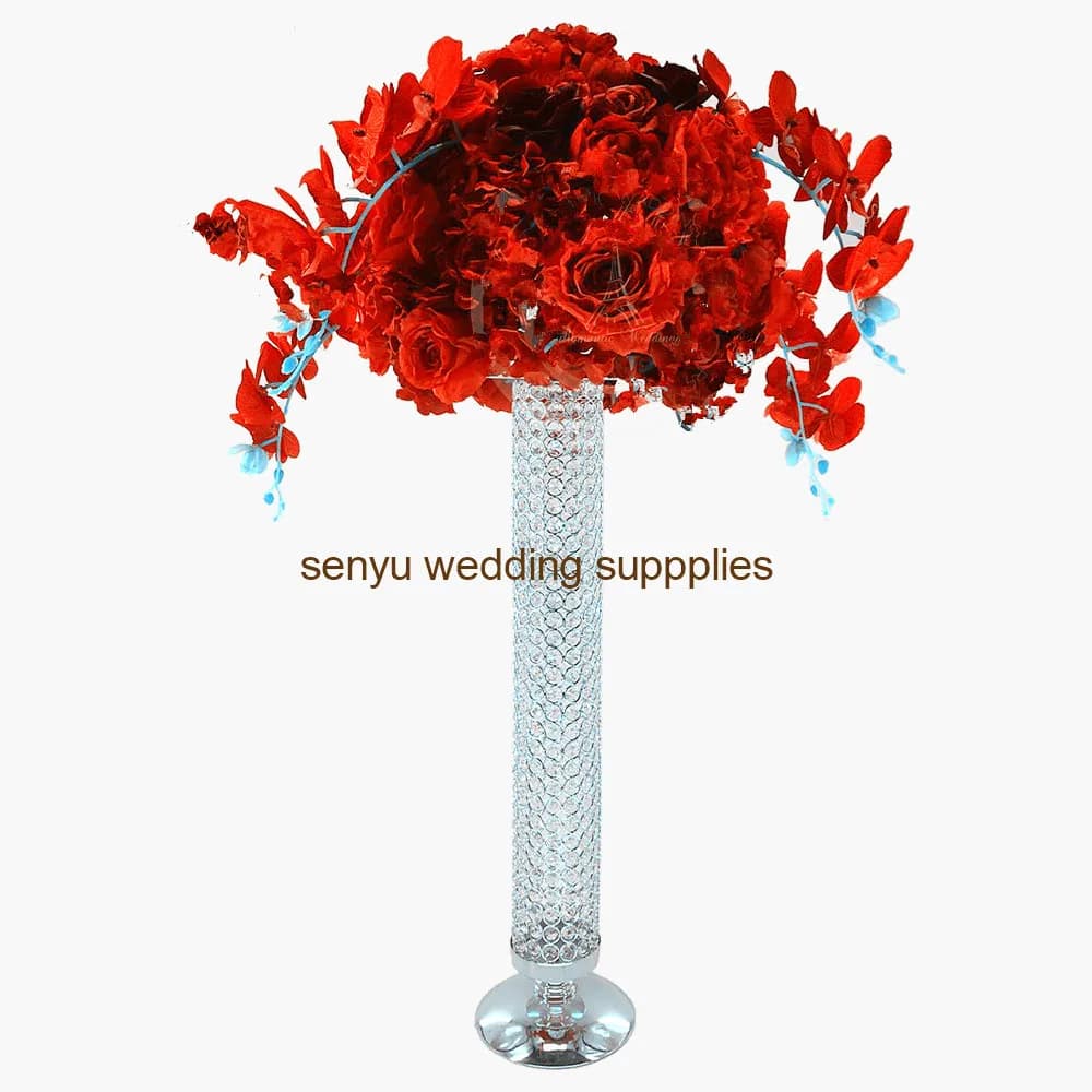 40-10 pz (60-100 cm Fiore Ciotola Centrotavola da tavolo Portacandele Portacandele Candeliere Bastoncini Candelabro senyu01096