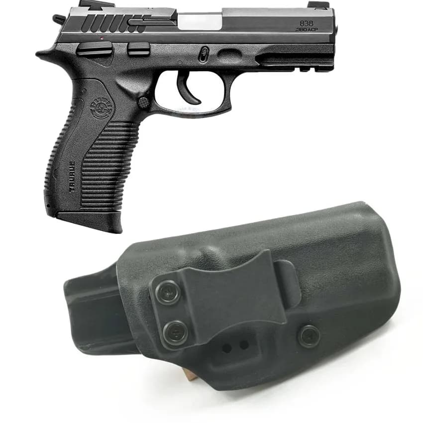 Inside the kydex IWB mesh belt for Taurus Pt838 Pt840 Pt809 Th380 clip to hide hidden carrying the right hand draw
