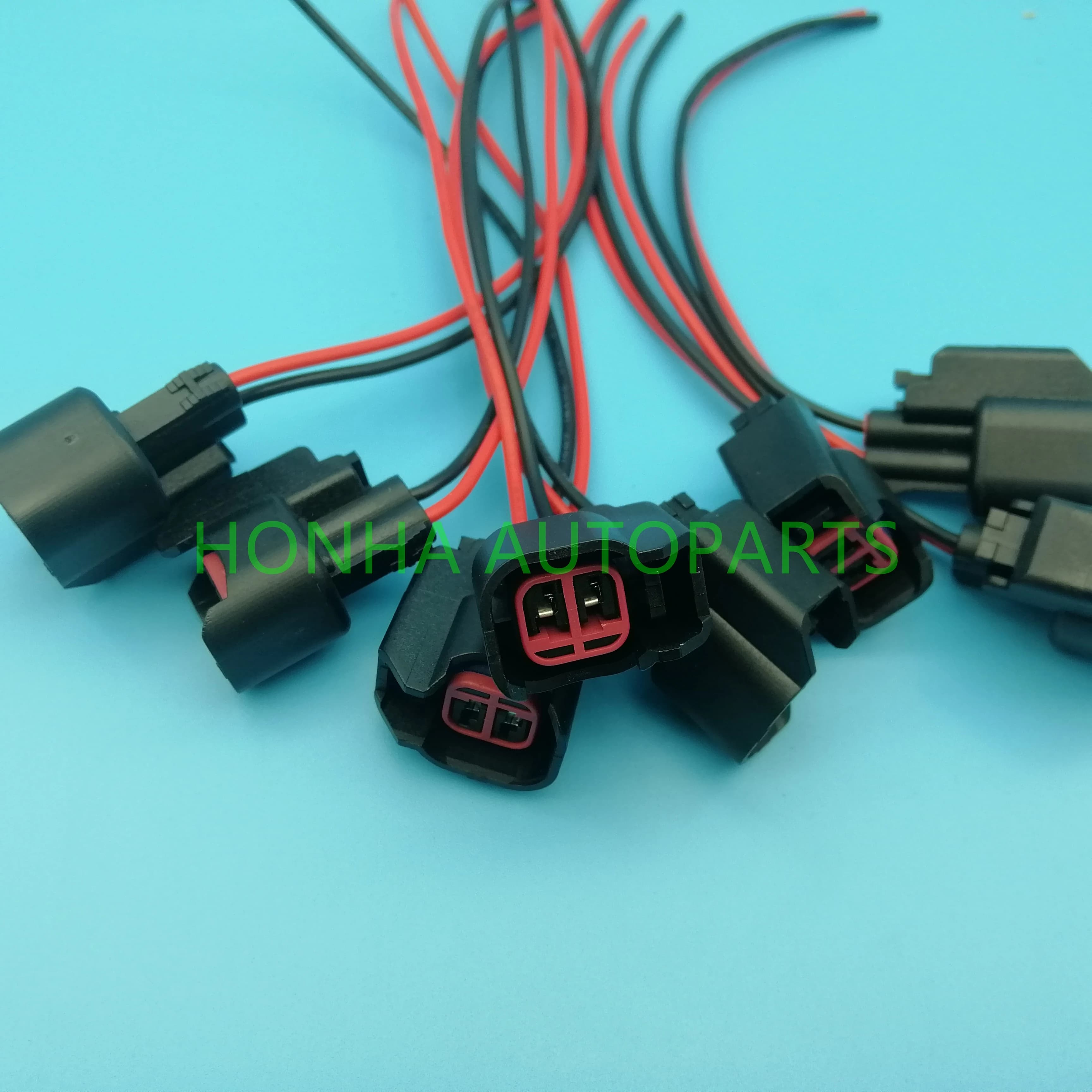 EV6 EV14 USCar Electric PIGTAIL Adapter Clip Connector Wiring for s824 pt2160 DODGE LS2 LS3 Fuel Injector