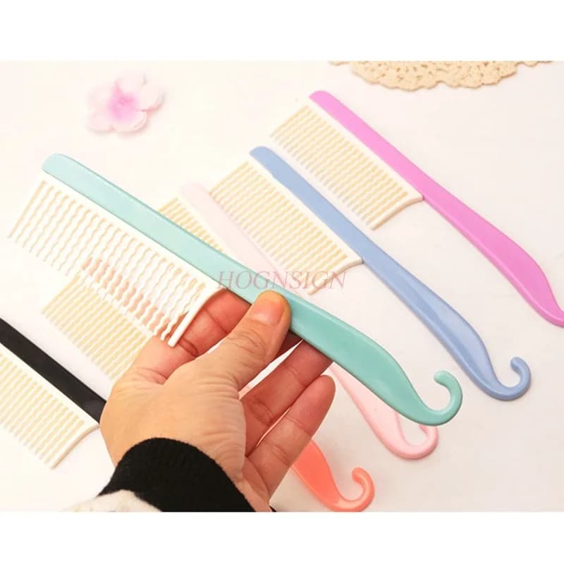 pettine per capelli lisci Pettine per capelli professionale Coda in plastica Shun Pettini dritti Trucco Spazzola per capelli Forniture per parrucchieri Spazzola femminile