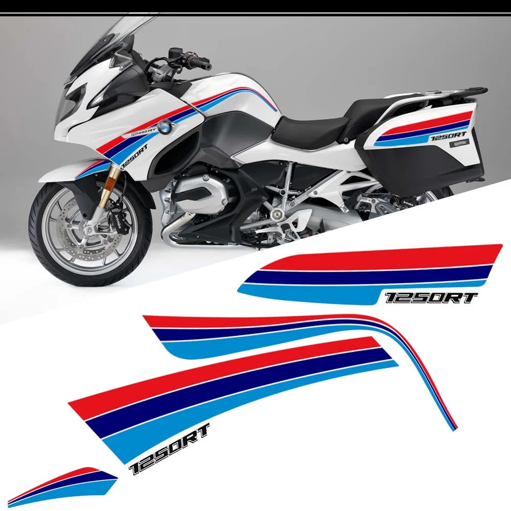 Per BMW R 1250 R1250RT R1250 RT adesivi Decal Tail Side valigie Box Trunk Tank Pad Protector Knee Kit Emblem Badge Logo