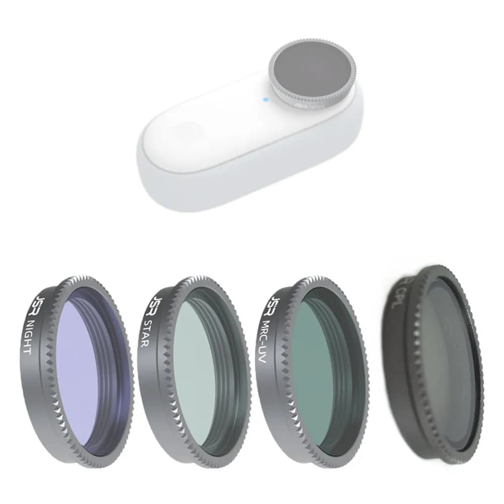 Vetro UV CPL Star Night Streak Blue Gold Lens Filter Guard Protector Cap per Insta360 GO 2 GO2 GO3 Action Camera