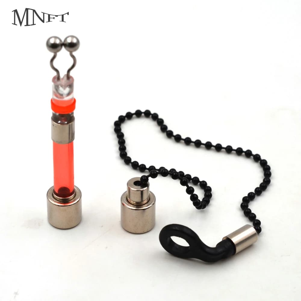 MNFT 1Set di Swingers per la pesca alla carpa possono inserire un bastone luminoso allarmi per la pesca canna leggera bobine ganci accessori