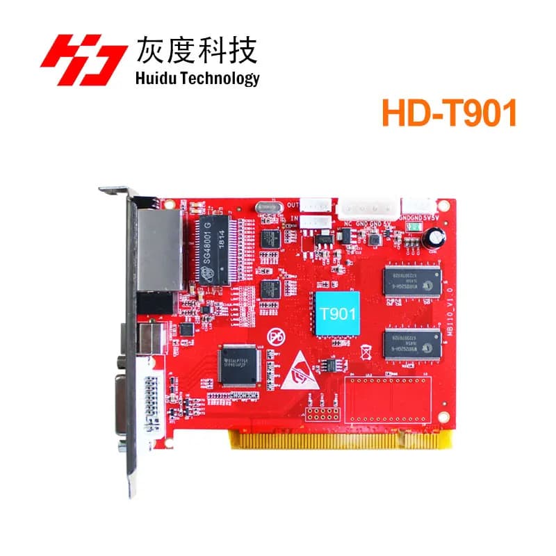 huidu T901 HD-T901 full color synchronous sending card support huidu VP210 HD-VP210 led video processor for fixed led display