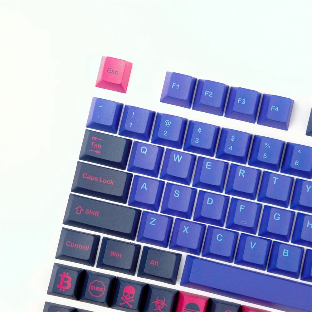 GMK Laser Keycap Cherry Profilo 5 Face DYE Sublimation Tasti PBT Set completo per GH60 GK61 GK64 84 87 104 108 Tastiera meccanica