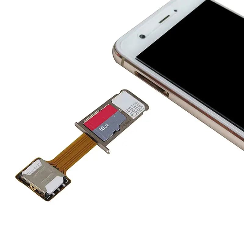 Adattatore ibrido doppio doppio SIM per telefono android Extender Nano Mic