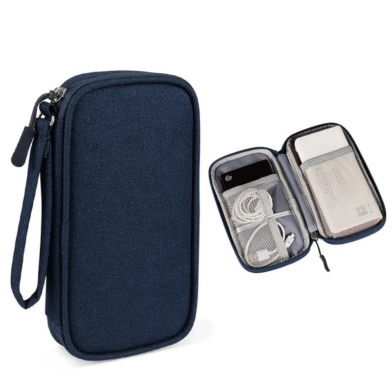 Borsa per cavo di ricarica USB Custodia rigida Custodia per banca di potere Scatola di trasporto per custodia SSD Custodia per banca di potere per disco rigido esterno