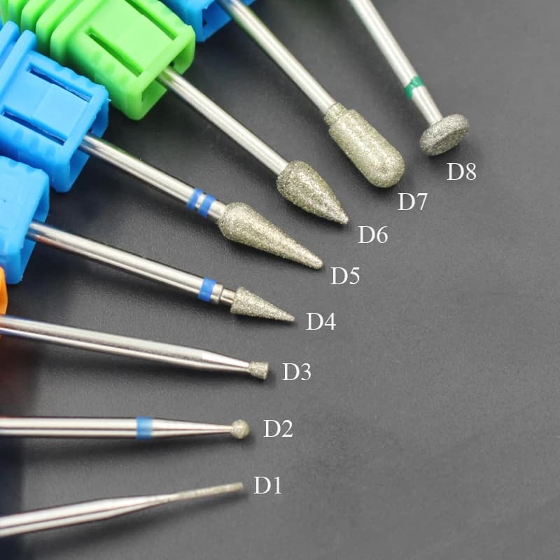 ASWEINA 8 tipo diamante trapano elettrico per unghie fresa per unghie pedicure trapano elettrico per manicure accessorio strumenti per nail art