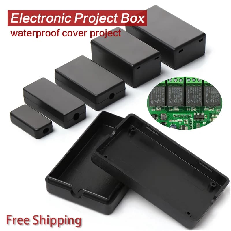 Electronic Supplies Waterproof ABS Plastic Project Box Tool Case Tool Boxes for Tool Holders