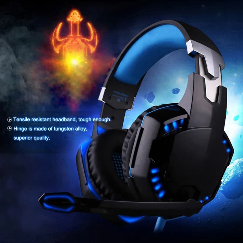 Stereo headphone headphone headphones with wired headphone microphone for computer gaming machines
