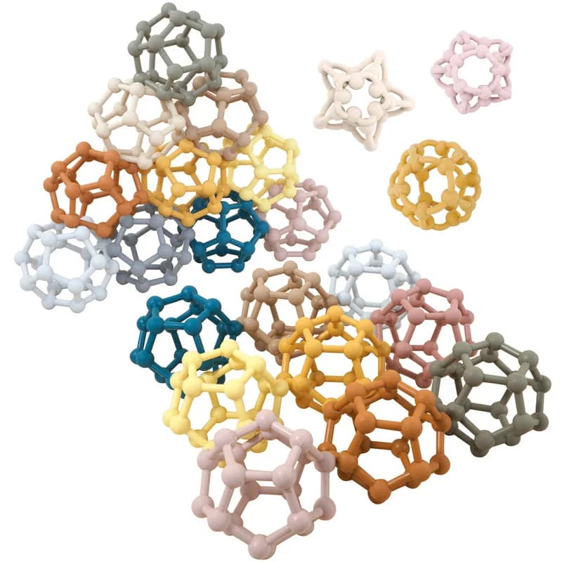 Accessori per Neonati in Silicone Non Tossico, Giocattolo da Masticare per Dentizione, Prodotti per la Dentizione del Bambino, Pallina in Gomma per Denti, Essenziali per Neonati