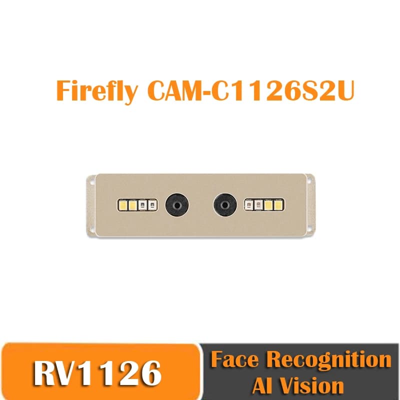RV1126 Core Board CAM-C1126S2U Il modulo telecamera binoculare intelligente contiene algoritmo di riconoscimento facciale Processore di visione AI dual-core