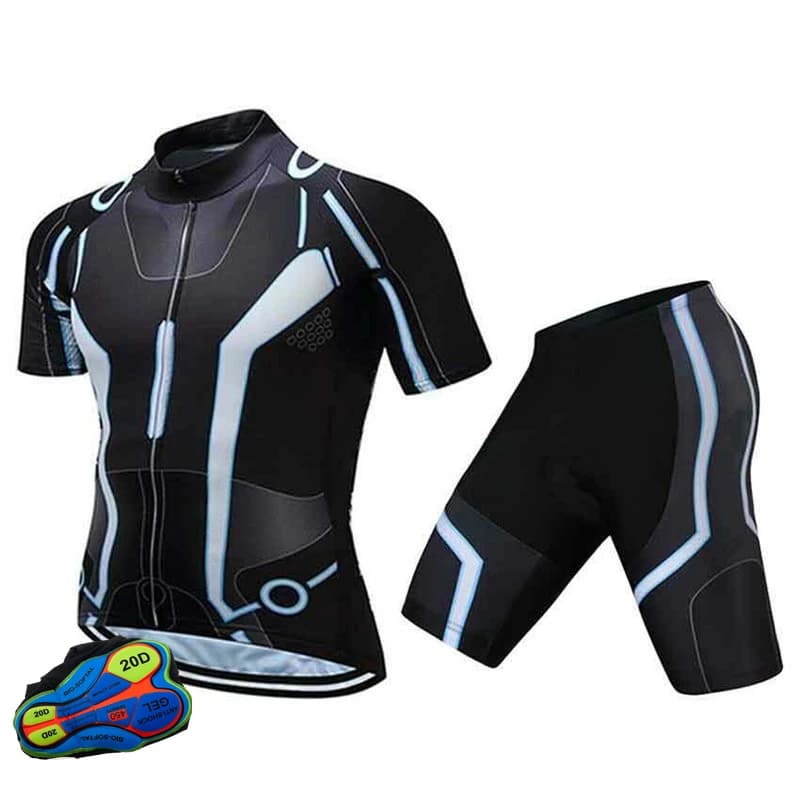 Men's popular cycling jersey short summer sleeve with breathable shorts uniform quick drying by Mountain Bike