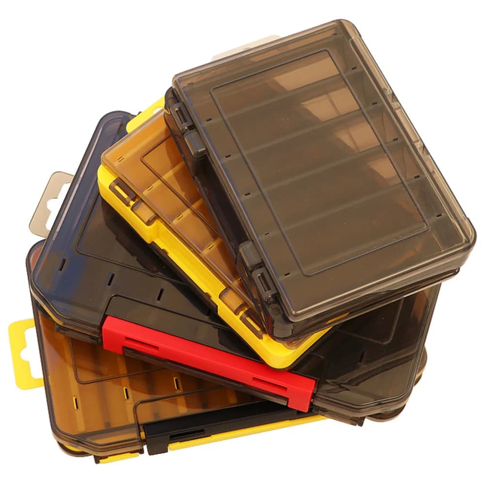 MASCOTTE Fishing Lure Box Box For Two-storey Equipment Box For Sub-esca Fishing Tool Box For Portable baits Box For Double Face Equipment