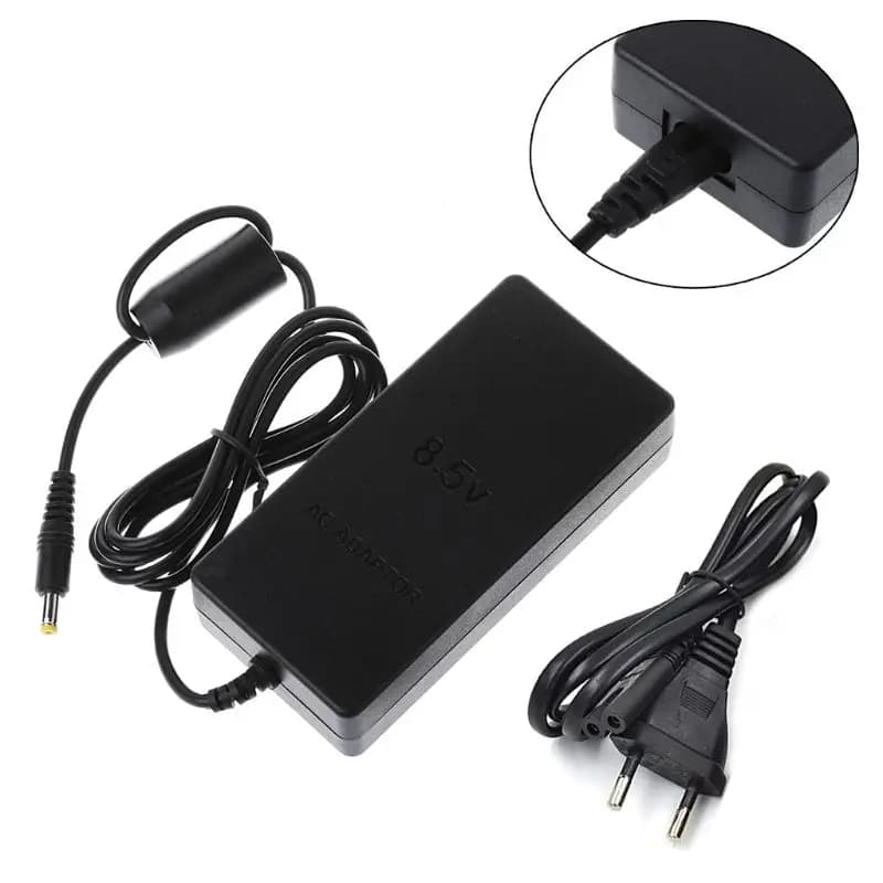 Adattatore di alimentazione ca con spina ue compatibile con Sony PS2 70000 AC 100 ~ 240V 50/60Hz cavo adattatore di alimentazione per caricabatterie di protezione da cortocircuito