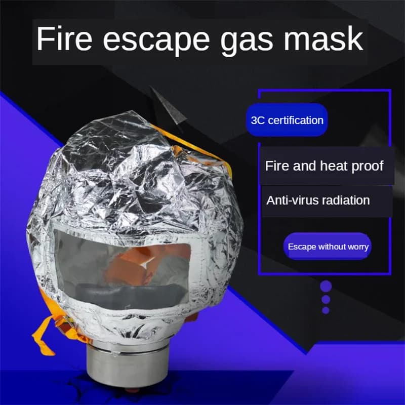 Fire Eacape Mask auto rescue respirator gas mask protective cover for smoking emergency escape hood PM016
