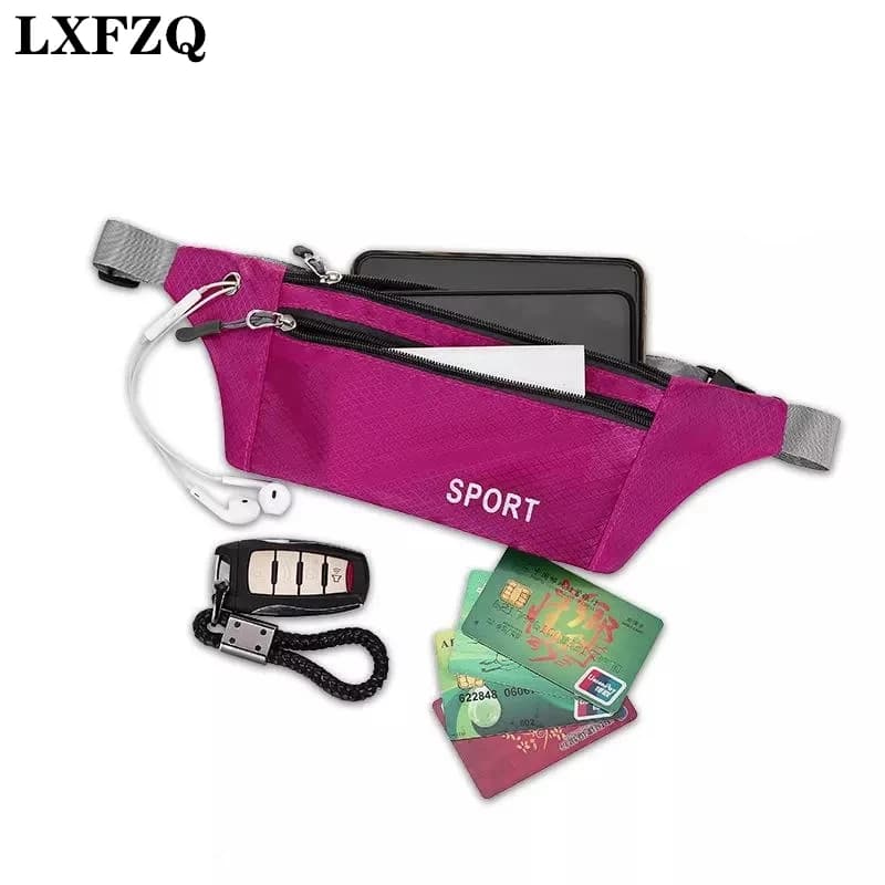 LXFZQ Heuptas marsupio marsupio donna marsupio cintura denaro per Jogging ciclismo telefoni Sport corsa marsupio impermeabile borsa