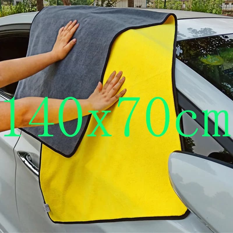 Asciugamano in microfibra per dettagli auto premium per strumento di asciugatura per la pulizia dell'auto Asciugamano per lavaggio auto Addensare panno pulito per auto Straccio per lavaggio