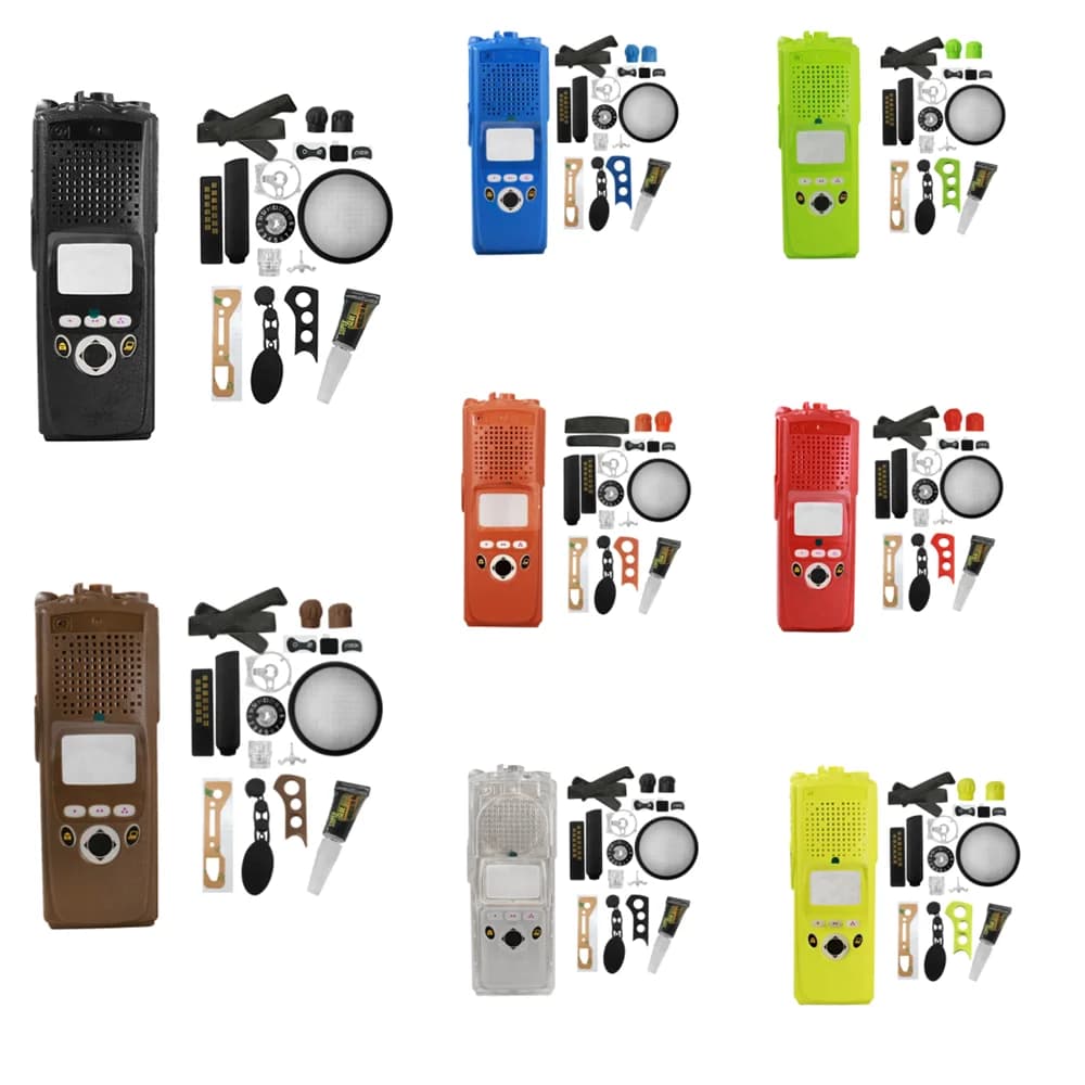 VBLL 7 colori Walkie Talkie custodia di ricambio kit copertura per XTS5000 M2 radio bidirezionale portatile