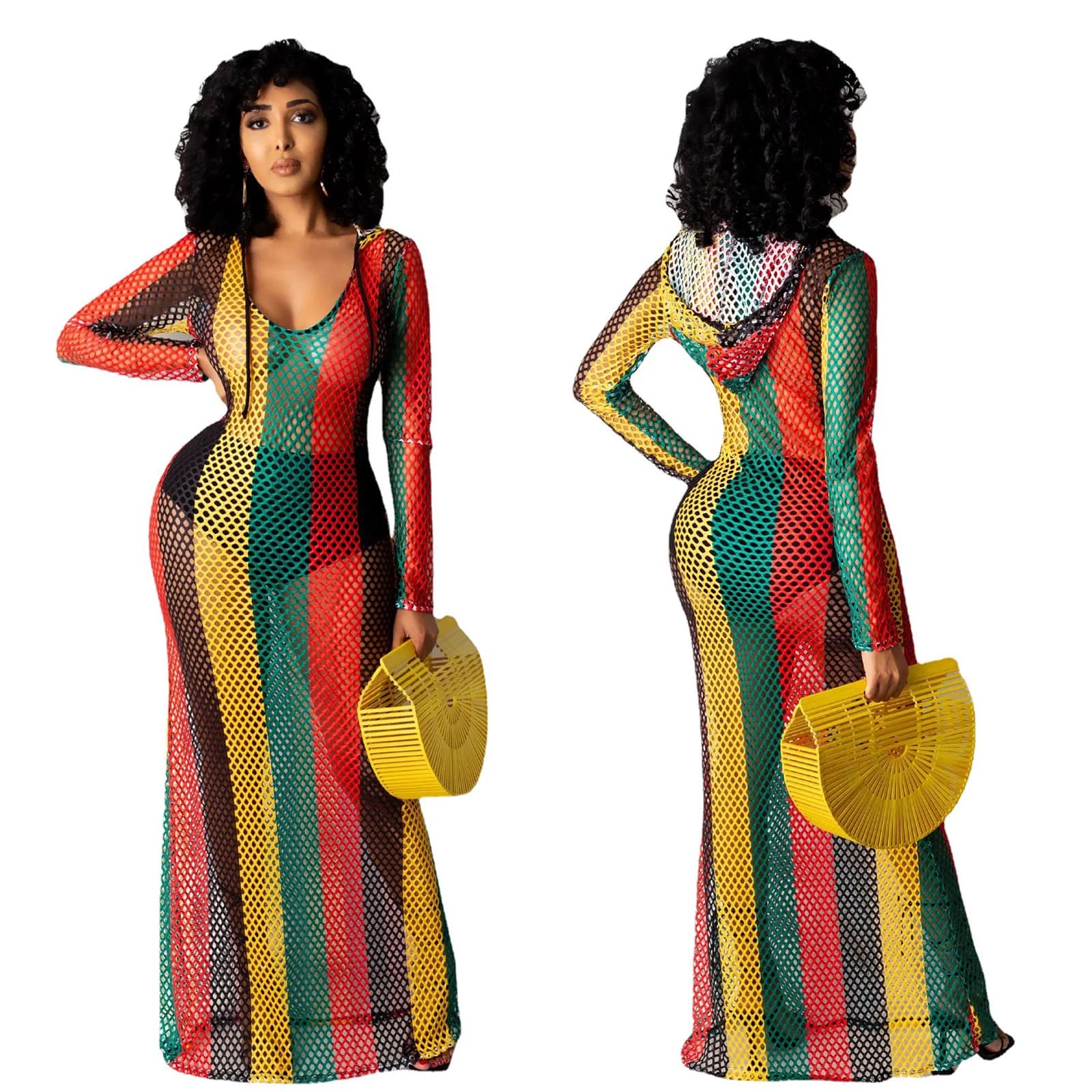 Swimwear Long Crochet Beach Curve Robe De Plage Swimwear Saida De Praia Longa Swimwear Woman Beach Tunic Covers