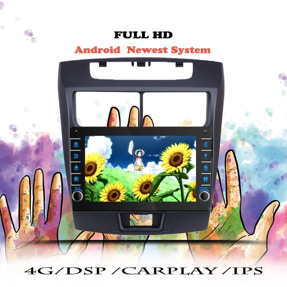 Autoradio Android 14 con lettore audio/video A/V per Toyota Avanza Xenia 2010-2014-2016-2018, 2 Din, lettore DVD, registratore a cassetta, DAB+ RDS