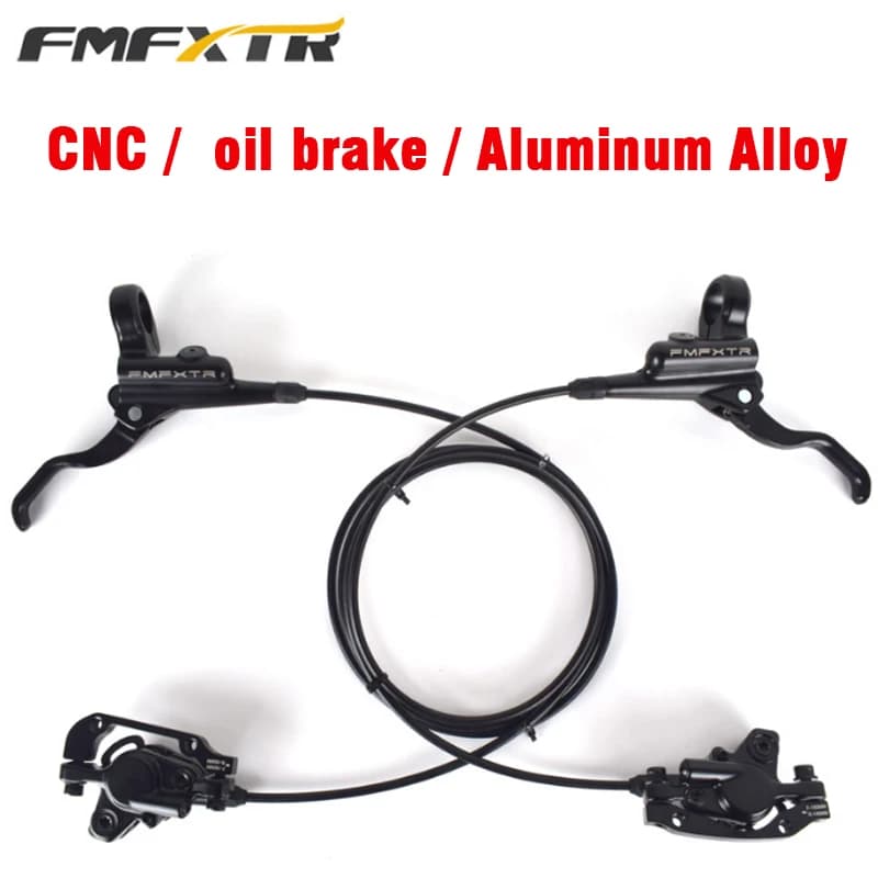 IIIPRO MTB Front Disc Brake 800mm Rear 1400mm Round Plate Hydraulic Grip CNC Set Disc Brake Oil For Bike Folding MTB Scooter