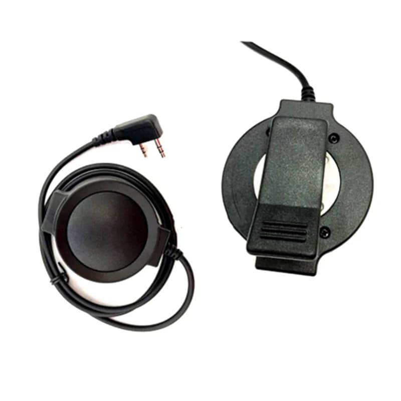 Adattatore tattico per cuffie militari PTT rotondo per Kenwood TYT Baofeng UV-82 BF-888S walkie-talkie Radio bidirezionale
