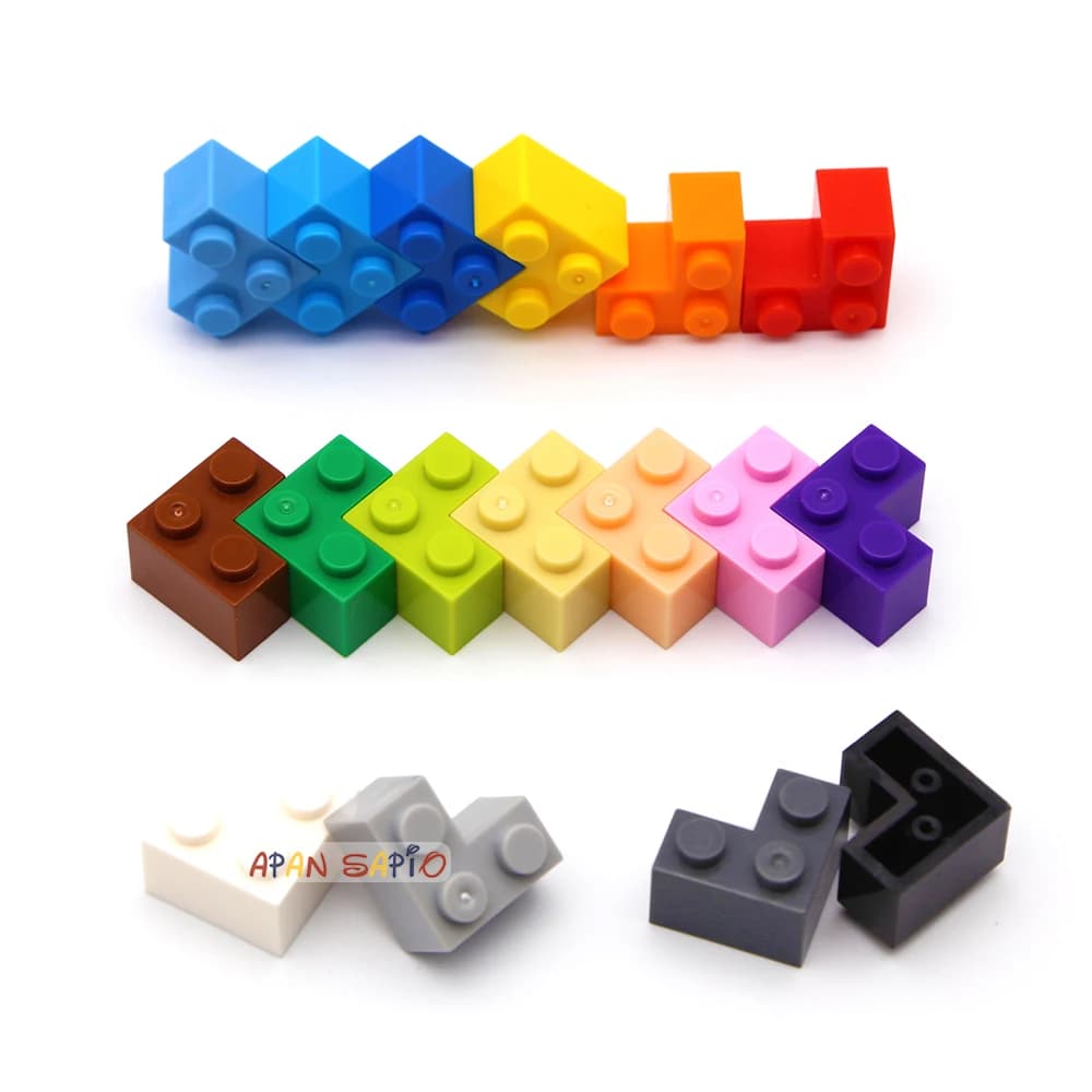 300 pezzi 1 + 2 punti blocchi di costruzione fai da te figure spesse mattoni dimensioni educative compatibili con 2357 giocattoli di plastica per bambini