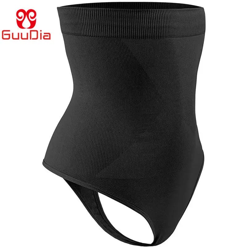 GUUDIA Slip modellanti per il corpo senza cuciture a vita alta da donna Controllo deciso Pancia Perizoma sexy Mutandine modellanti Cintura intima Shapewear