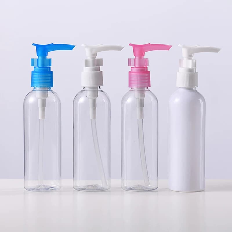 5 pz 30 ml 50 ml 100 ml Bagno Portatile Dispenser di Sapone Lozione Shampoo Doccia Gel Sapone Vuoto Pompa Da Bagno Bottiglia Contenitori Da Viaggio