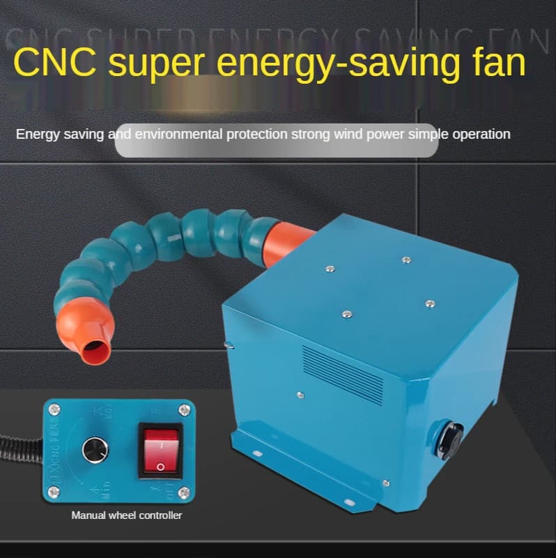 CNC Strong Energy Saving Gong Fan for Computer Super Powerful Hair Dryer Low Noise Energy Saving Fan High Efficiency
