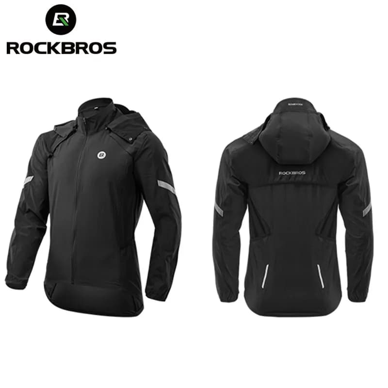 ROCKBROS Giacca da bicicletta Uomo Donna Maglia da ciclismo Abbigliamento traspirante MTB Cappotto riflettente antivento ad asciugatura rapida Abbigliamento sportivo