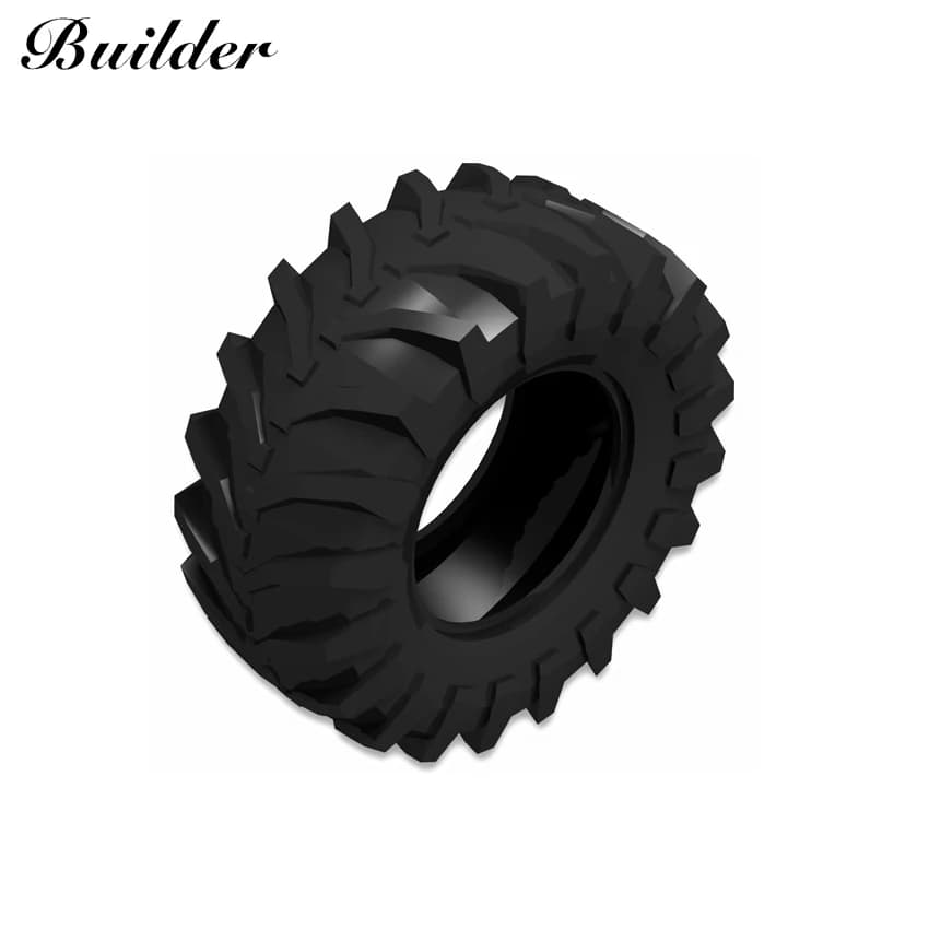 Little Builder 23798/15038 Ruota Pneumatico 107x44mm Tecnologico Automobile Building Blocks Assemblaggio FAI DA TE MOC Compatibile Giocattolo Parte 1 pz