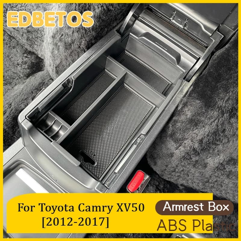 Camry Auto Bracciolo Box Center Console di Stoccaggio Guanti Box Organizer Inserto Vassoio Per Toyota Camry 2012 2013 2014 2015 2016 2017