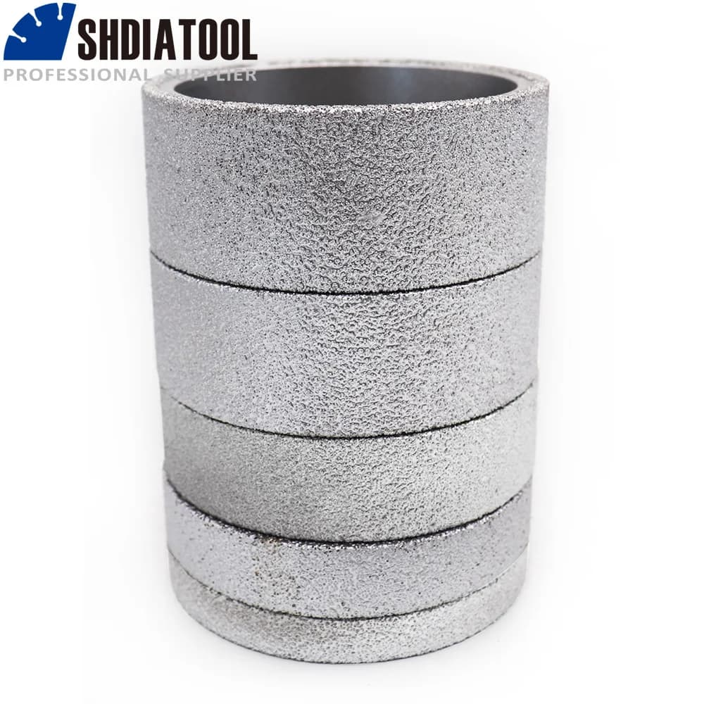 DIATOOL Dia 75mm Vuoto Brasato Del Diamante mola Piatta Levigatura A Disco su marmo granito quarzo ceramica pietra artificiale