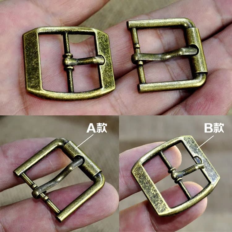 5pcs 20 millimetri FAI DA TE In Metallo A Mano sacchetto del Pattino Del Sacchetto Della Cinghia Della Cinghia Web Regolare Rullo Spille Fibbia A Scatto Rettangolo Anello In Pelle accessori del mestiere di Cucito