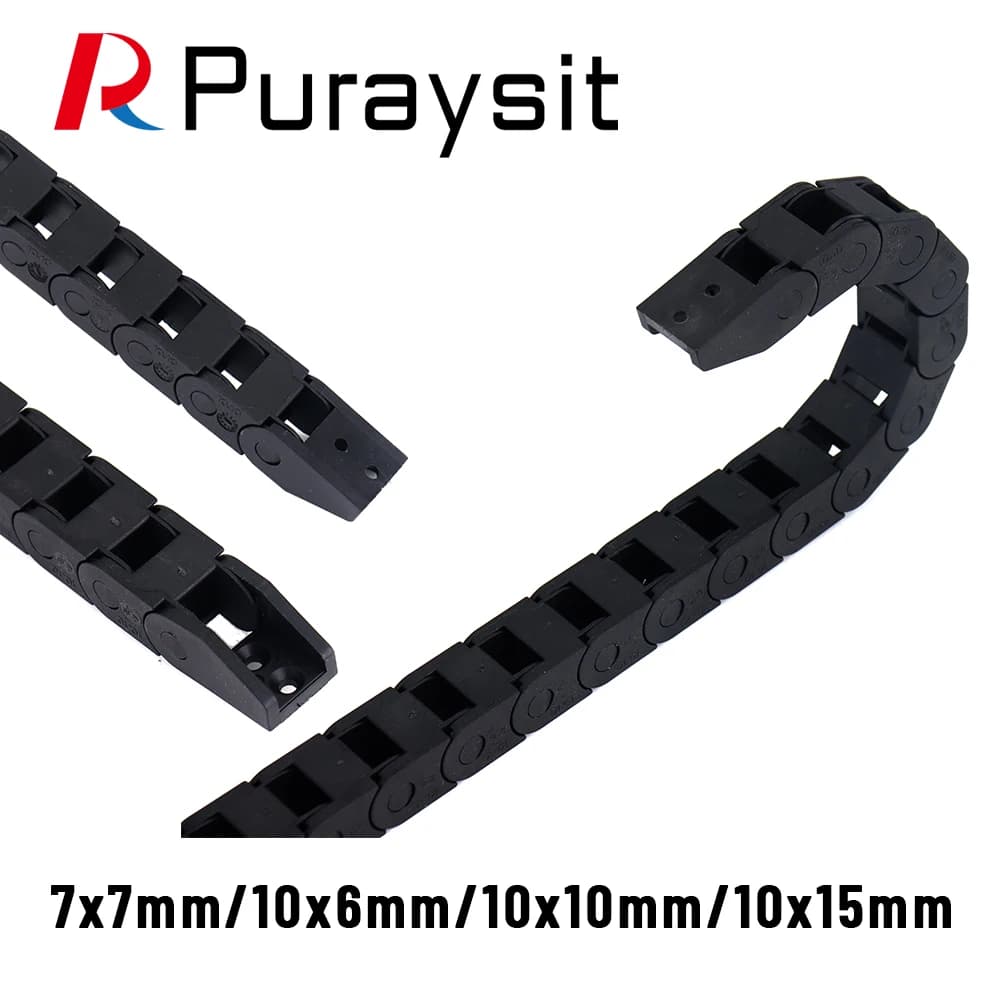 Catene portacavi in plastica 7x7 Catena portacavi 10x6 10X10 10x15mm per macchina per incisione laser