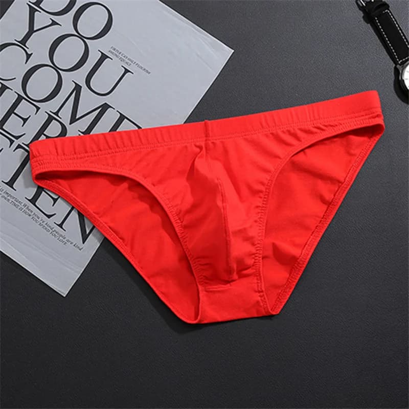 Intimo da uomo Tinta unita Mutande estive in cotone Pantaloncini maschili Slip sexy Mutandine da uomo senza cuciture di grandi dimensioni per uomo