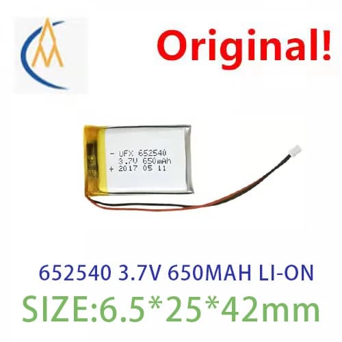 buy more will cheap Lithium battery 652540 3.7 v650mAh cosmetic instrument humidifier locator and other electronic GOOD ONE